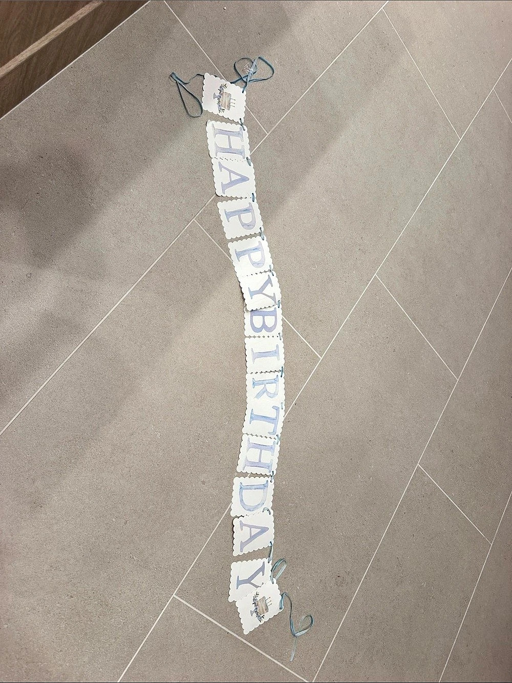 Over The Moon Gift Happy Birthday Banner